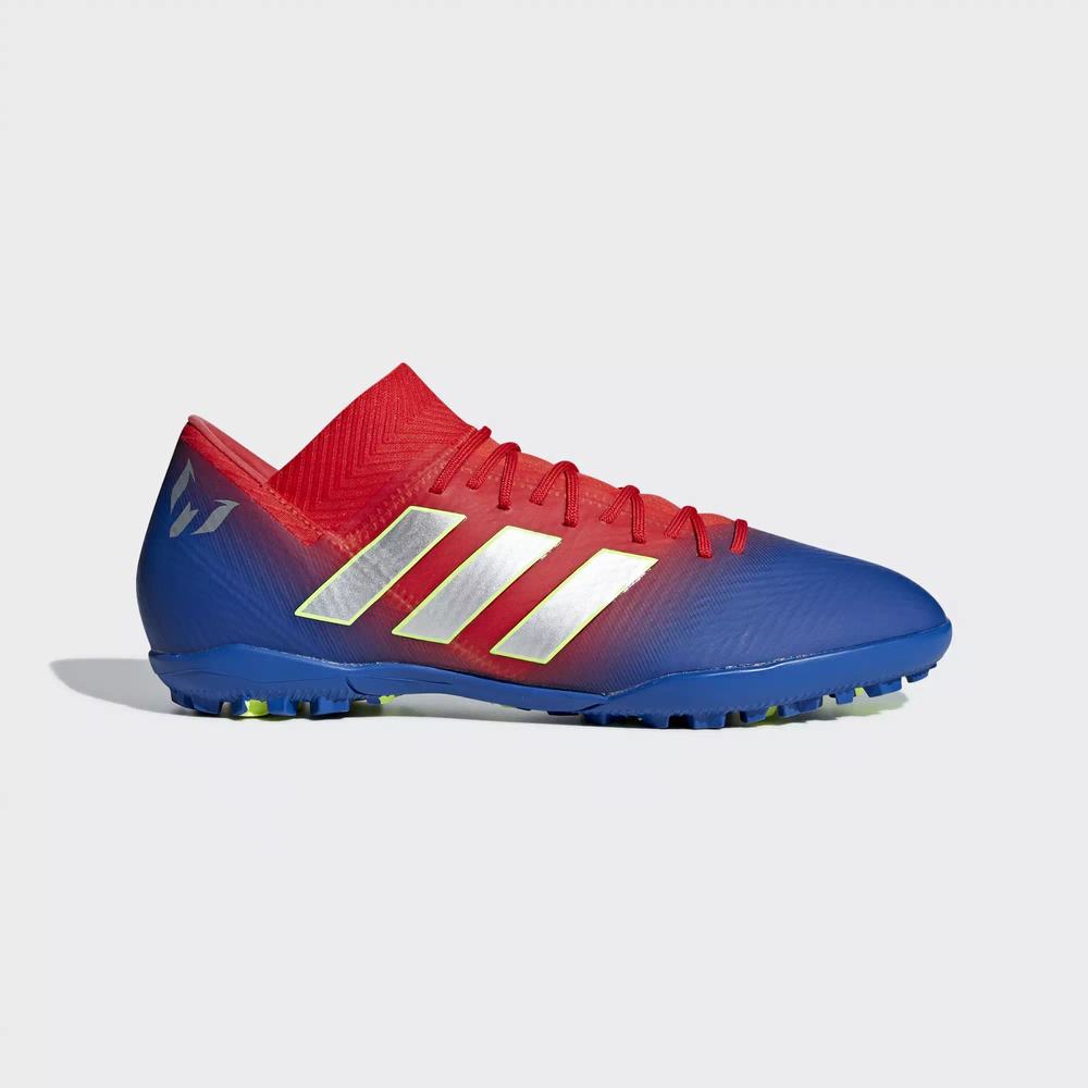 Adidas Nemeziz Messi Tango 18.3 Turf Tenis De Futbol Rojos Para Mujer (MX-32180)